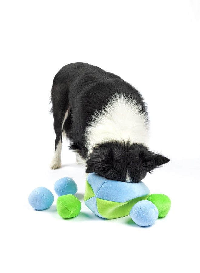 Midlee Hide a Ball Dog Toy - Blue/Green (Large) - Image 5